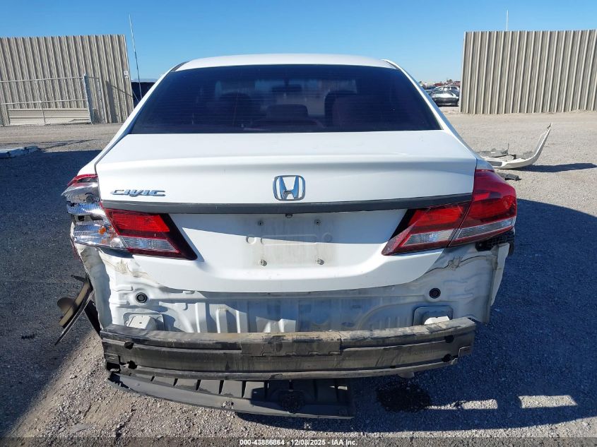 2013 Honda Civic Lx VIN: 19XFB2F54DE293207 Lot: 43886864