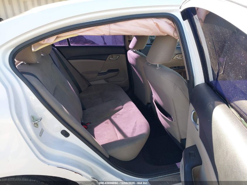 2013 Honda Civic Lx VIN: 19XFB2F54DE293207 Lot: 43886864