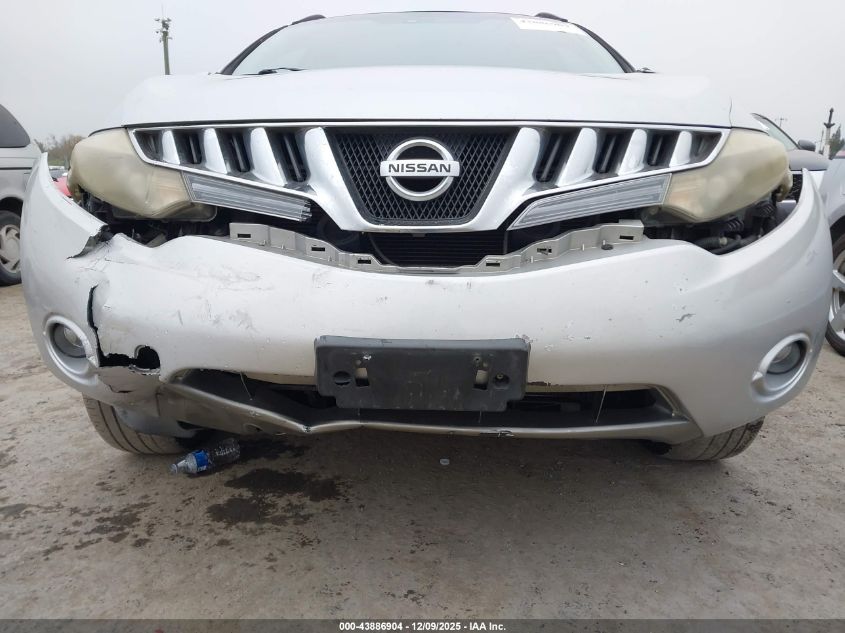 2009 Nissan Murano Sl VIN: JN8AZ18U79W007596 Lot: 43886904