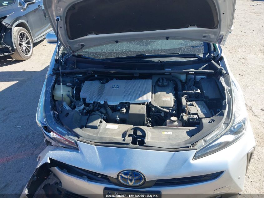 2020 Toyota Prius Le Awd-E VIN: JTDL9RFUXL3015271 Lot: 43886907
