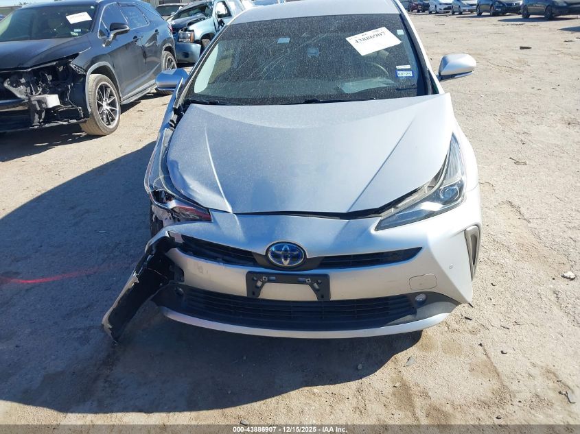 2020 Toyota Prius Le Awd-E VIN: JTDL9RFUXL3015271 Lot: 43886907