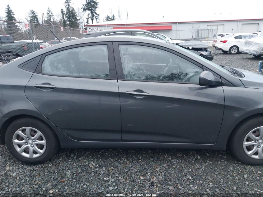 2013 Hyundai Accent Gls VIN: KMHCT4AE8DU324393 Lot: 43886942