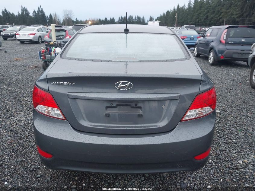 2013 Hyundai Accent Gls VIN: KMHCT4AE8DU324393 Lot: 43886942