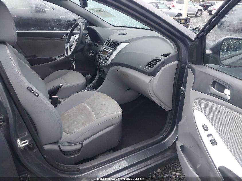 2013 Hyundai Accent Gls VIN: KMHCT4AE8DU324393 Lot: 43886942