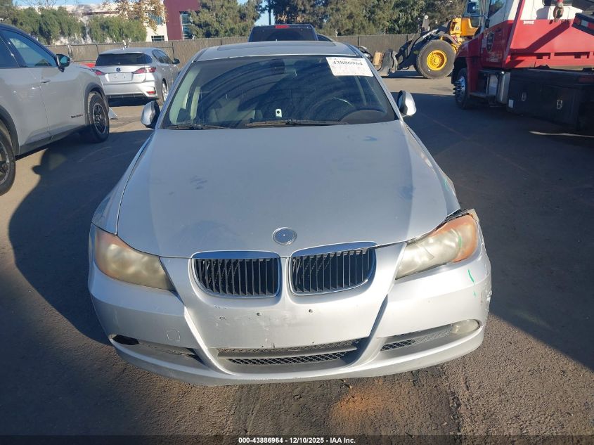 2007 BMW 328I VIN: WBAVA37527NL17598 Lot: 43886964