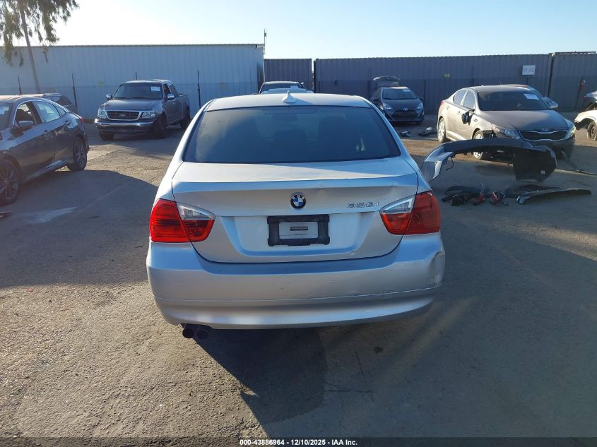 2007 BMW 328I VIN: WBAVA37527NL17598 Lot: 43886964
