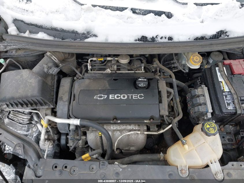 2015 Chevrolet Sonic Lt Manual VIN: 1G1JD5SH2F4133815 Lot: 43886987