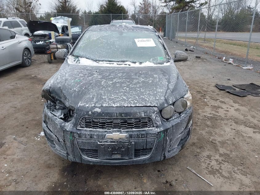 2015 Chevrolet Sonic Lt Manual VIN: 1G1JD5SH2F4133815 Lot: 43886987