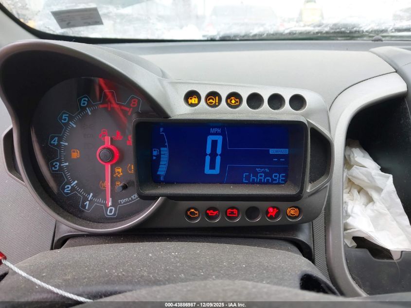 2015 Chevrolet Sonic Lt Manual VIN: 1G1JD5SH2F4133815 Lot: 43886987