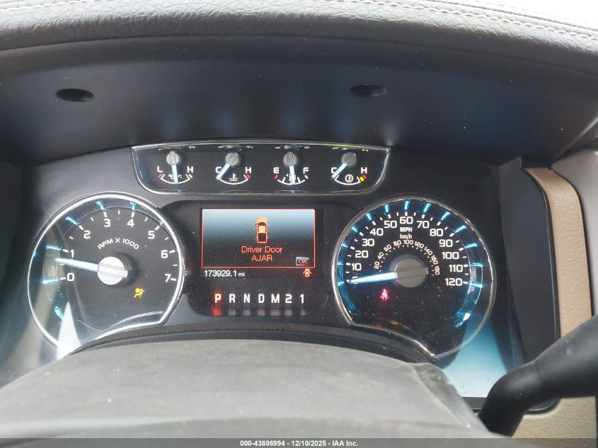 2011 Ford F-150 Lariat VIN: 1FTFW1EF4BFA73481 Lot: 43886994