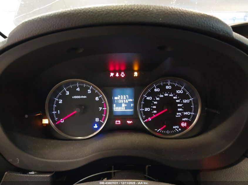 2015 Subaru Xv Crosstrek 2.0I Premium VIN: JF2GPACC7F9317382 Lot: 43887031