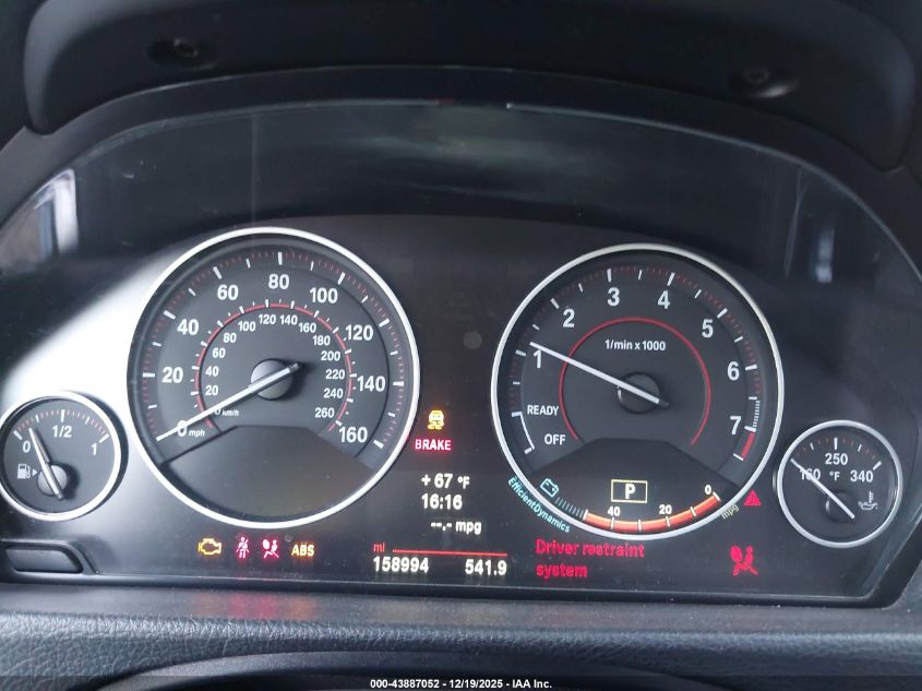 2014 BMW 335I VIN: WBA3A9G52ENR97400 Lot: 43887052