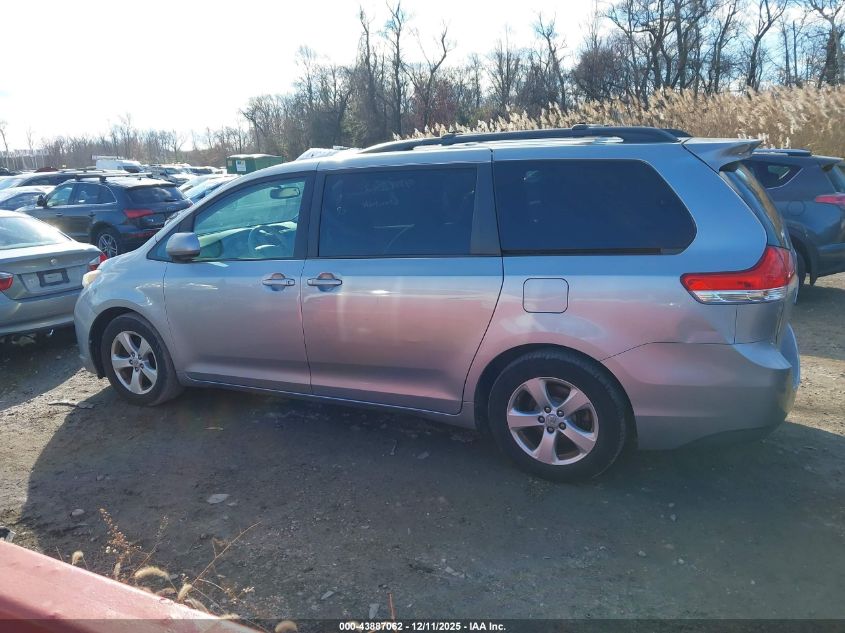 2011 Toyota Sienna Le V6 VIN: 5TDKK3DC7BS081734 Lot: 43887062