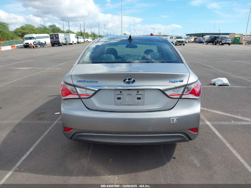 2011 Hyundai Sonata Hybrid VIN: KMHEC4A48BA000505 Lot: 43887090