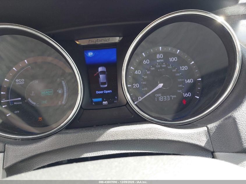 2011 Hyundai Sonata Hybrid VIN: KMHEC4A48BA000505 Lot: 43887090