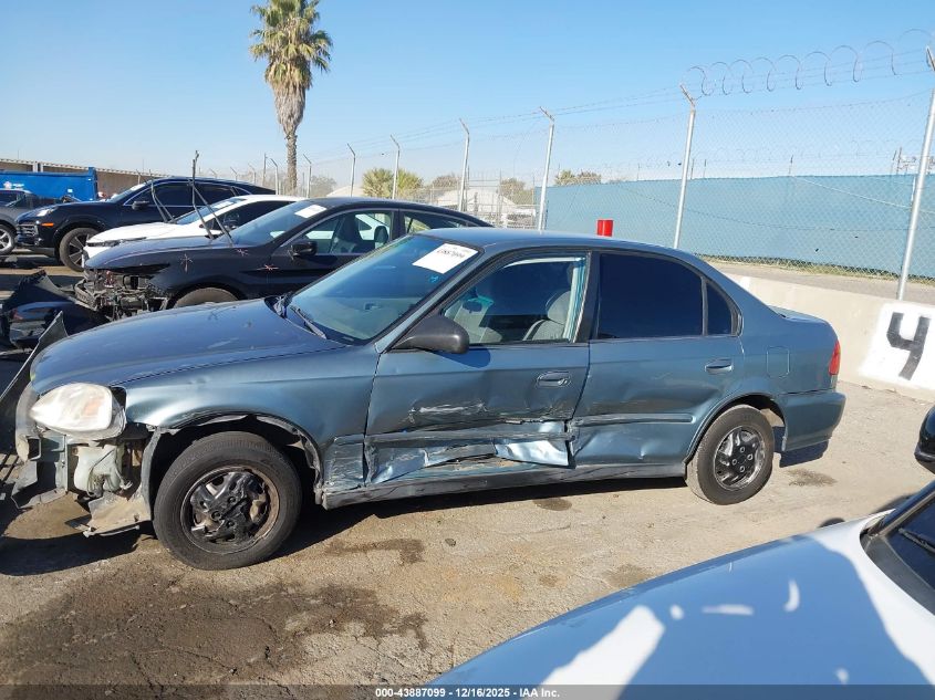 2000 Honda Civic Value Package VIN: 2HGEJ6611YH555585 Lot: 43887099