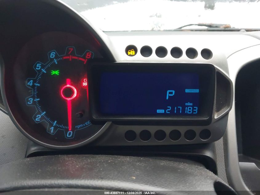 2012 Chevrolet Sonic 2Lt VIN: 1G1JC5SH3C4102197 Lot: 43887111