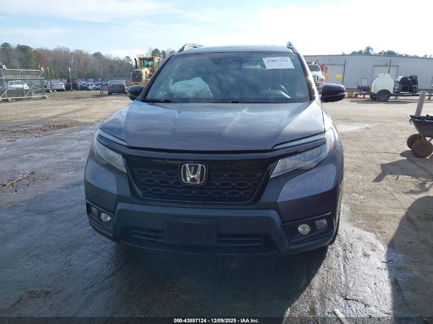 2021 Honda Passport Awd Elite VIN: 5FNYF8H01MB012279 Lot: 43887124