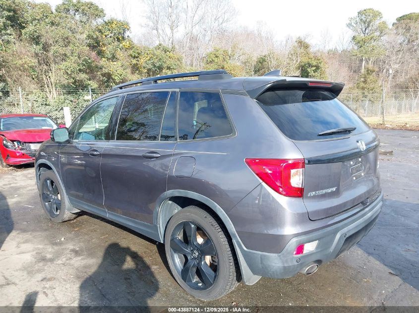 2021 Honda Passport Awd Elite VIN: 5FNYF8H01MB012279 Lot: 43887124