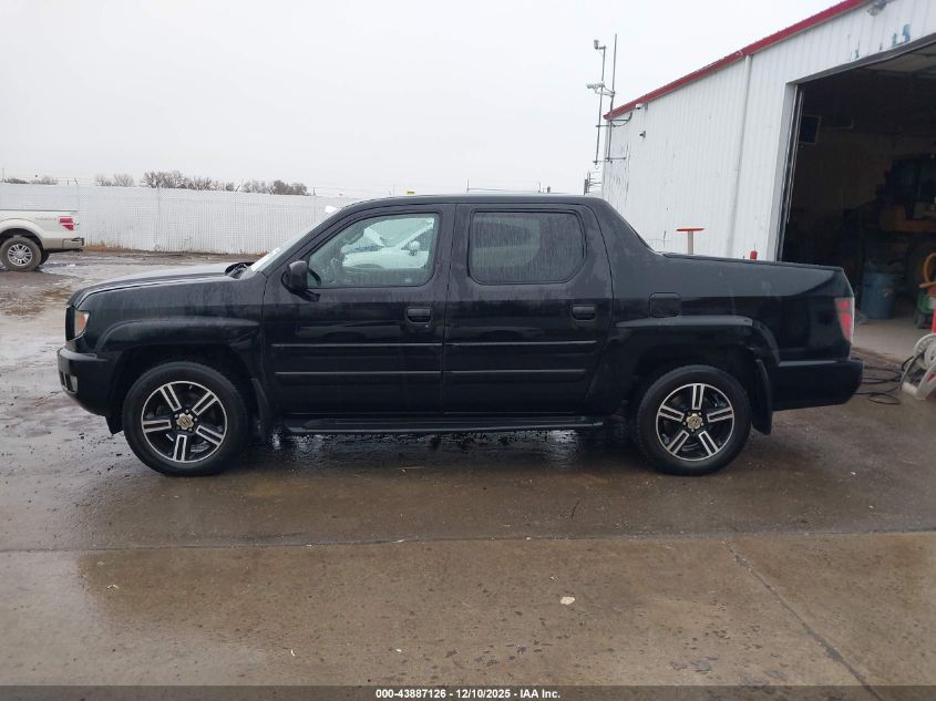 2012 Honda Ridgeline Sport VIN: 5FPYK1F76CB456055 Lot: 43887126