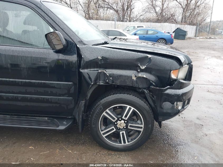2012 Honda Ridgeline Sport VIN: 5FPYK1F76CB456055 Lot: 43887126
