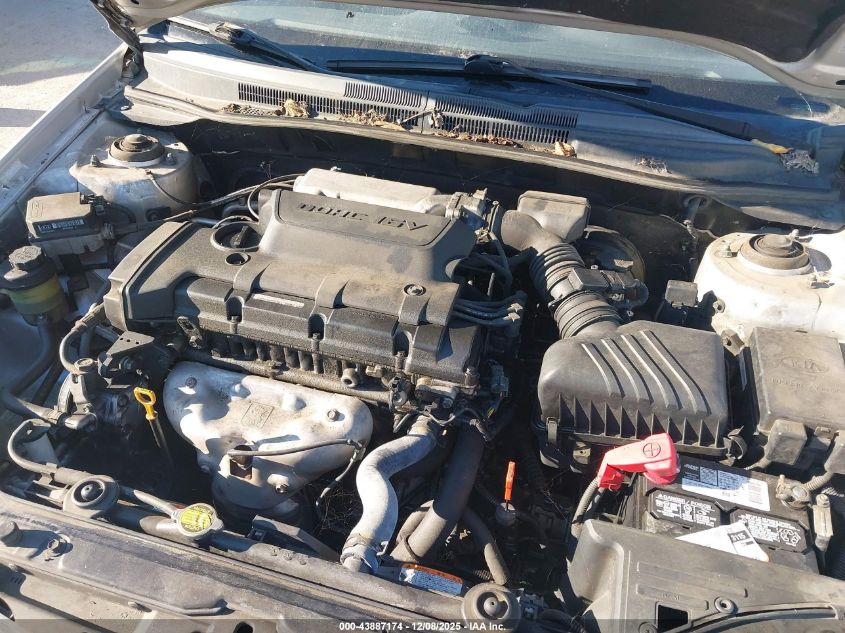 2008 Kia Spectra Ex VIN: KNAFE121885556317 Lot: 43887174