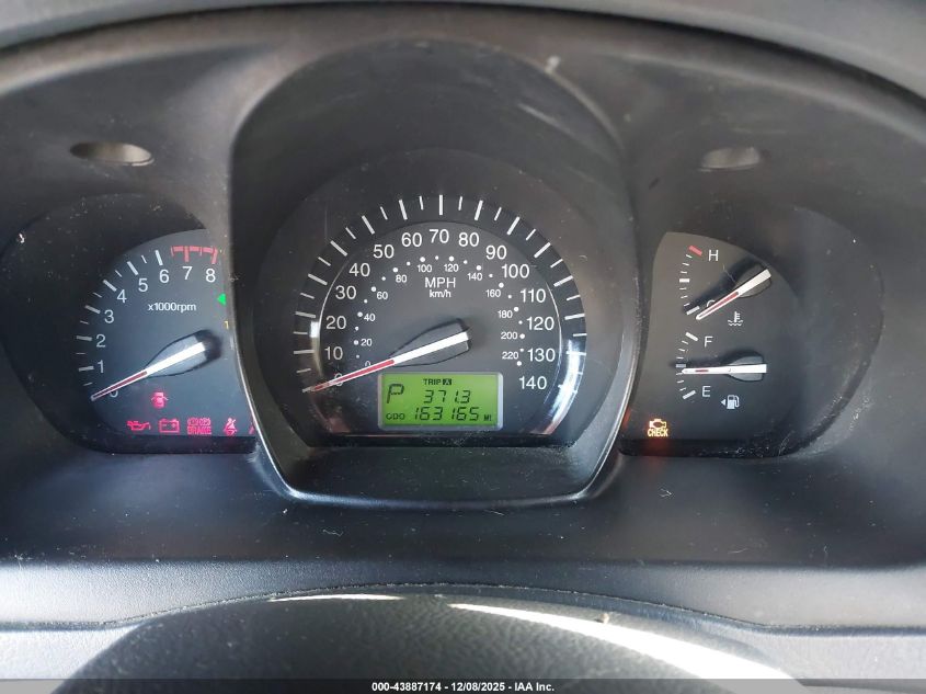 2008 Kia Spectra Ex VIN: KNAFE121885556317 Lot: 43887174