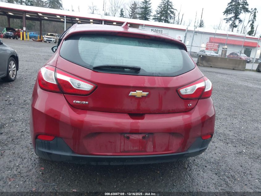 2018 Chevrolet Cruze Lt Auto VIN: 3G1BE6SM8JS595891 Lot: 43887189