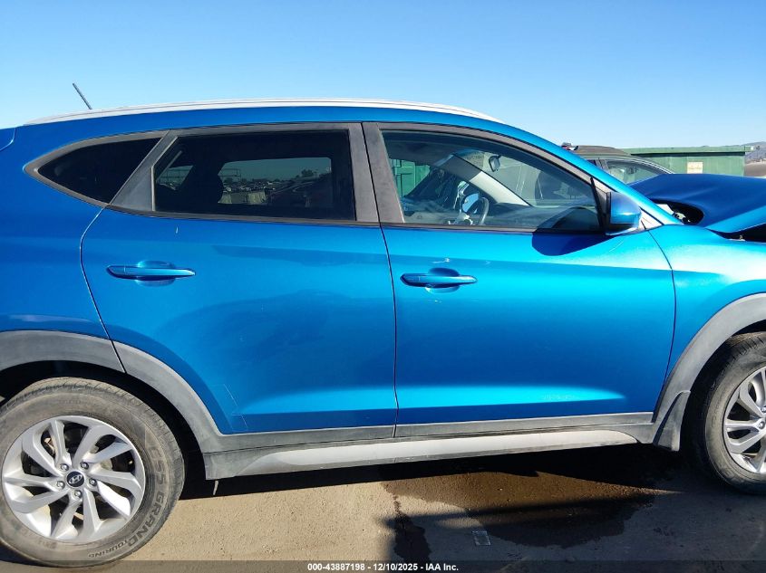 2017 Hyundai Tucson Se VIN: KM8J3CA4XHU274689 Lot: 43887198