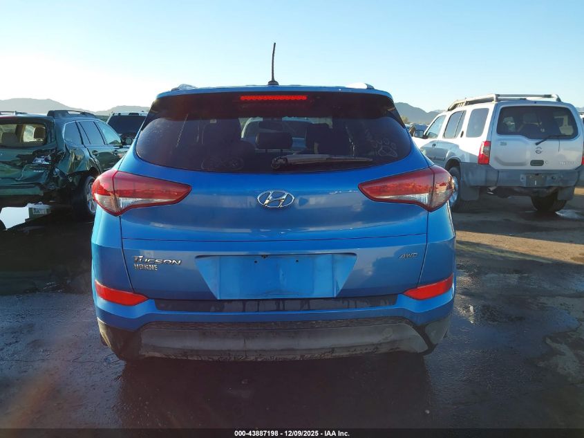 2017 Hyundai Tucson Se VIN: KM8J3CA4XHU274689 Lot: 43887198
