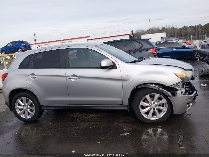 2014 Mitsubishi Outlander Sport Es VIN: 4A4AP3AU9EE019653 Lot: 43887199
