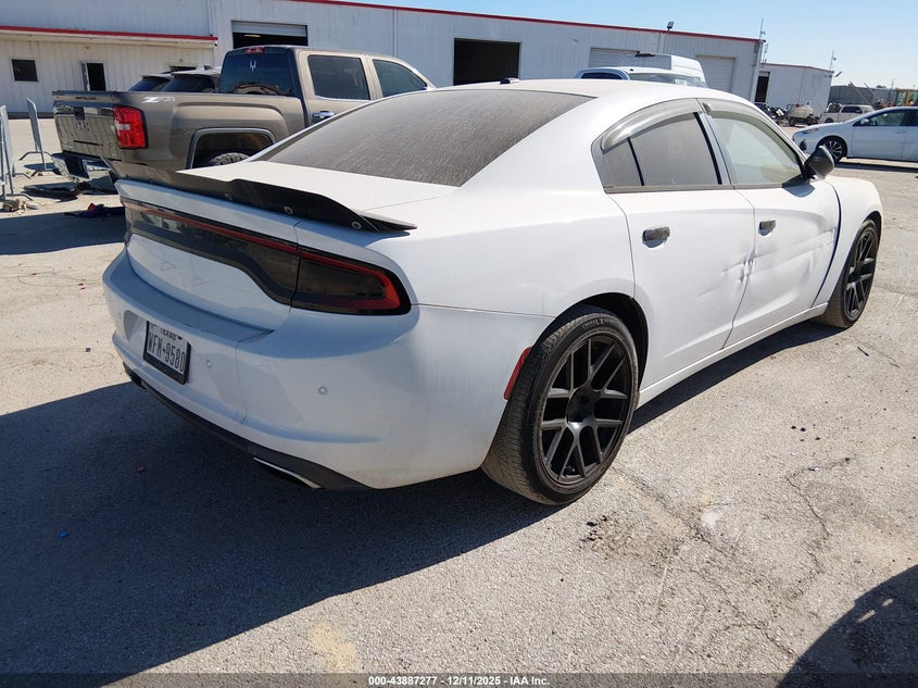 Vin: 2c3cdxbg6fh771317, lot: 44382835, dodge charger se 20154