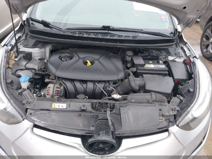 2014 Hyundai Elantra Se VIN: 5NPDH4AE6EH460463 Lot: 43887282