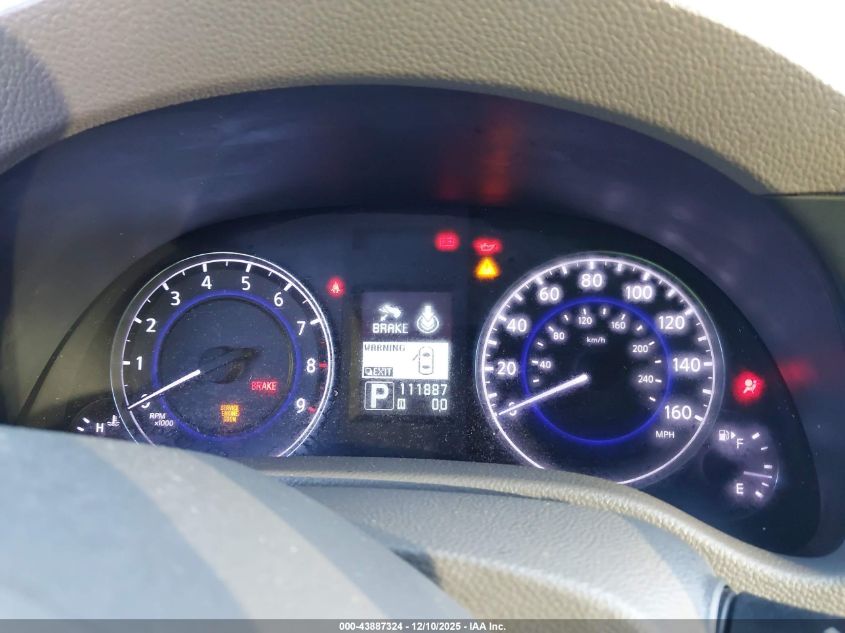 2012 Infiniti G37 Journey VIN: JN1CV6AP7CM931706 Lot: 43887324