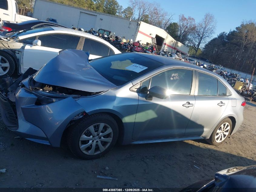 2025 Toyota Corolla Le VIN: 5YFB4MDE3SP342920 Lot: 43887365