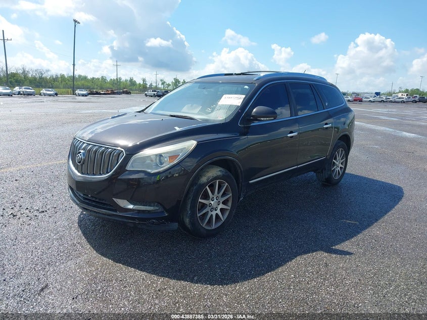 Vin: 5gakrbkd6ej110712, lot: 44382943, buick enclave leather 20142