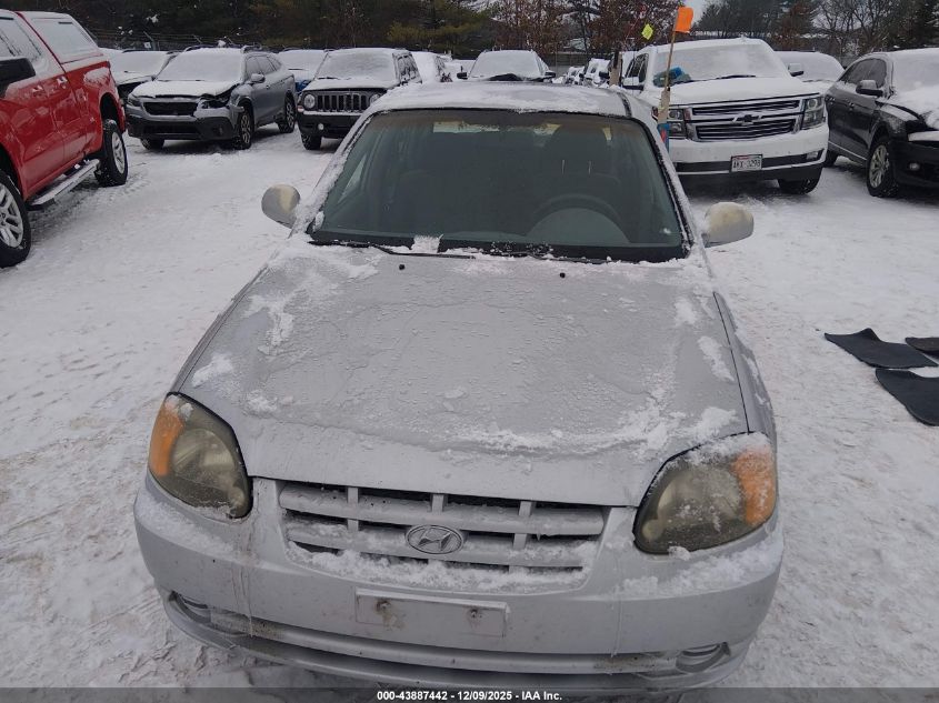 2003 Hyundai Accent Gl VIN: KMHCG45C83U495639 Lot: 43887442