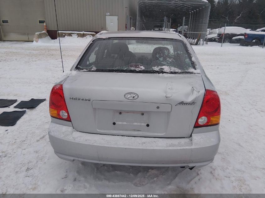 2003 Hyundai Accent Gl VIN: KMHCG45C83U495639 Lot: 43887442