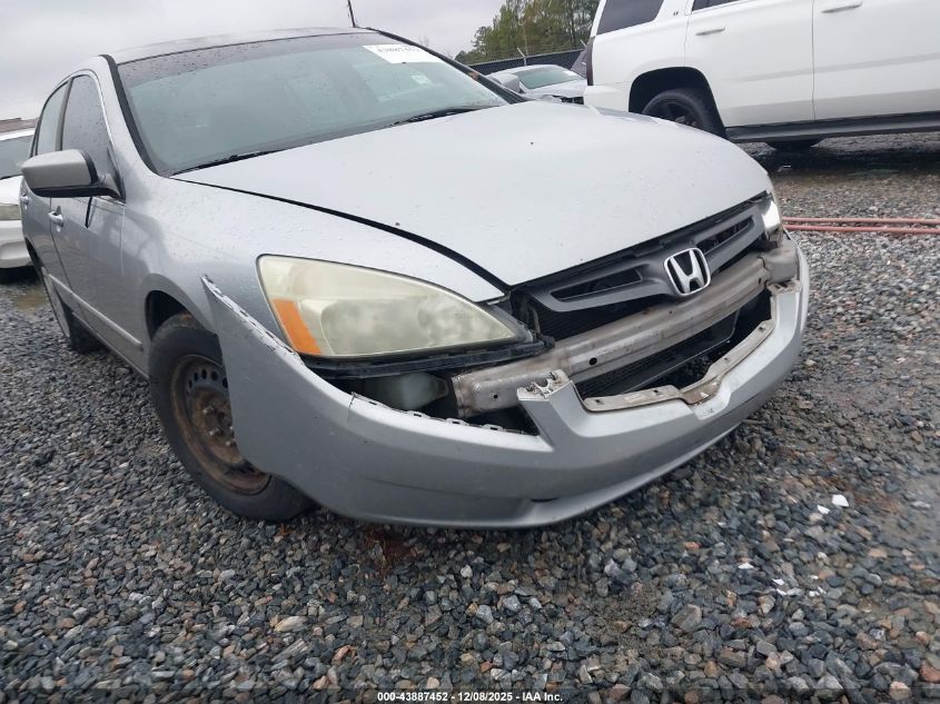 2003 Honda Accord 2.4 Lx VIN: 1HGCM56333A044008 Lot: 43887452