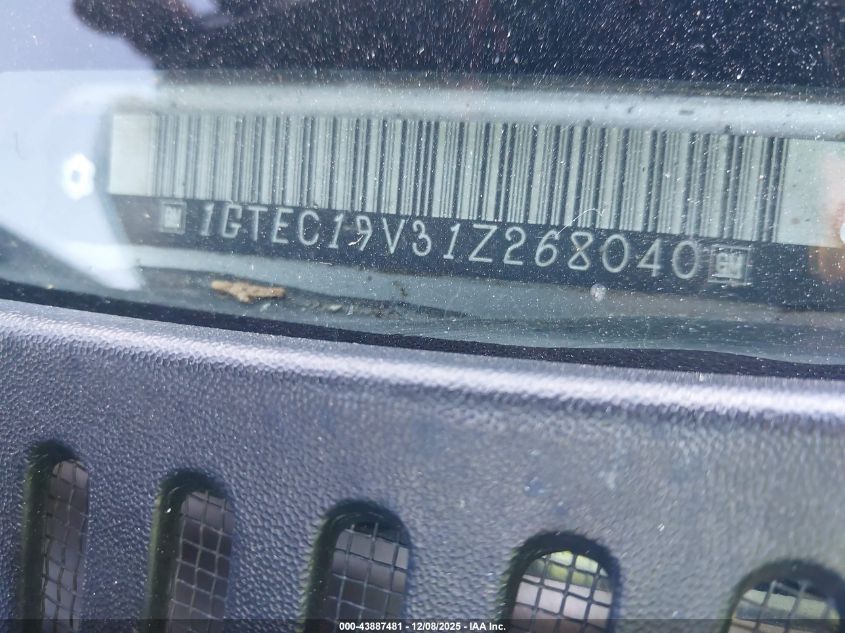 1GTEC19V31Z268040 2001 GMC SIERRA photo no. 9