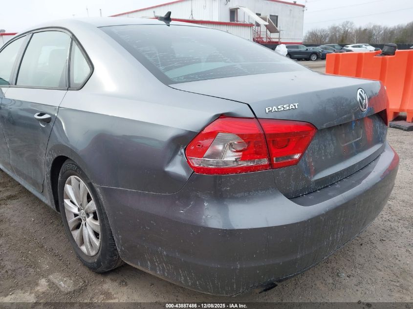 2014 Volkswagen Passat 1.8T Wolfsburg Edition VIN: 1VWAS7A36EC093335 Lot: 43887486