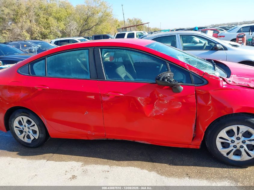 2019 Chevrolet Cruze Cvt (Fleet Orders Only) VIN: 1G1BJ5SM9K7103293 Lot: 43887510