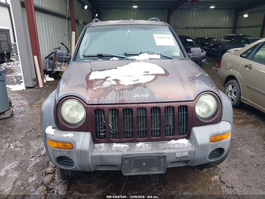 2004 Jeep Liberty Sport VIN: 1J4GK48K84W256048 Lot: 43887545