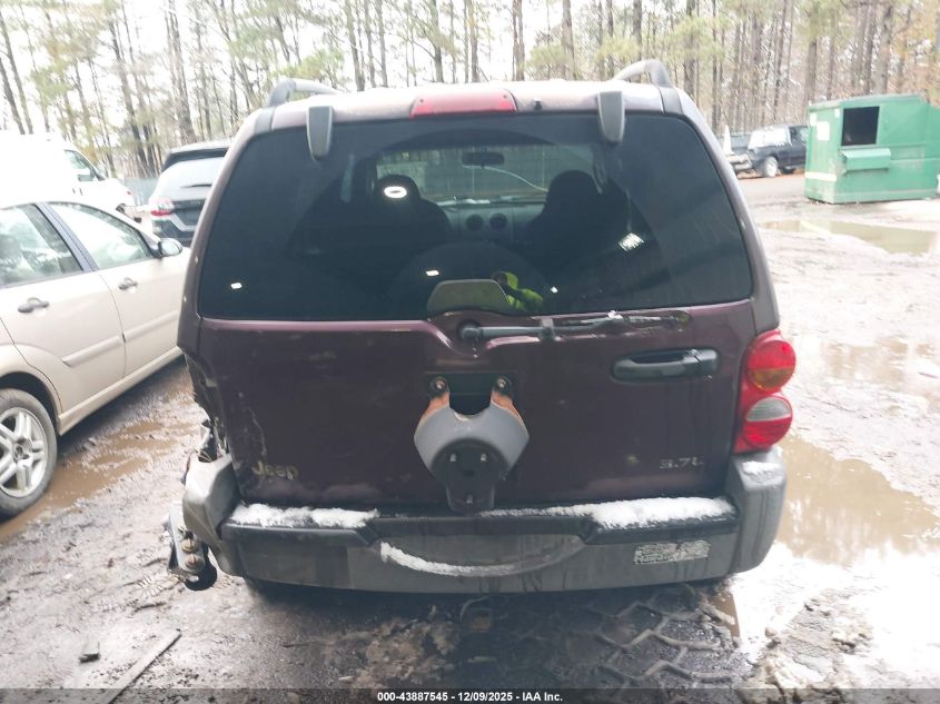 2004 Jeep Liberty Sport VIN: 1J4GK48K84W256048 Lot: 43887545