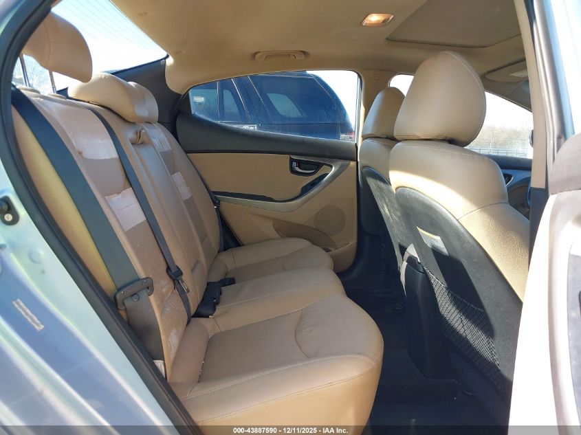 2012 Hyundai Elantra Limited (Ulsan Plant) VIN: KMHDH4AE6CU428319 Lot: 43887590