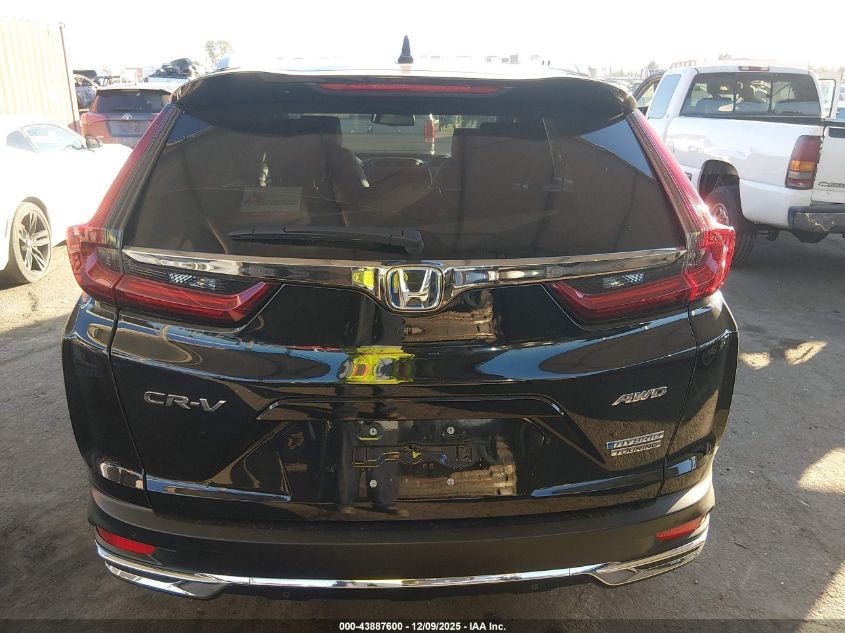 2022 Honda Cr-V Hybrid Touring VIN: 5J6RT6H9XNL028456 Lot: 43887600