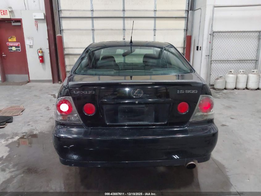 2004 Lexus Is 300 VIN: JTHBD192540089334 Lot: 43887611