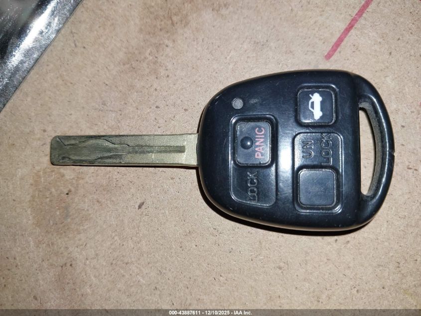 2004 Lexus Is 300 VIN: JTHBD192540089334 Lot: 43887611