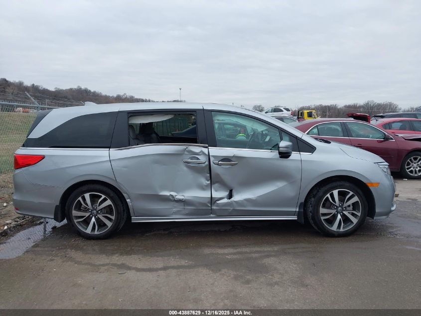2024 Honda Odyssey Touring VIN: 5FNRL6H89RB043780 Lot: 43887629