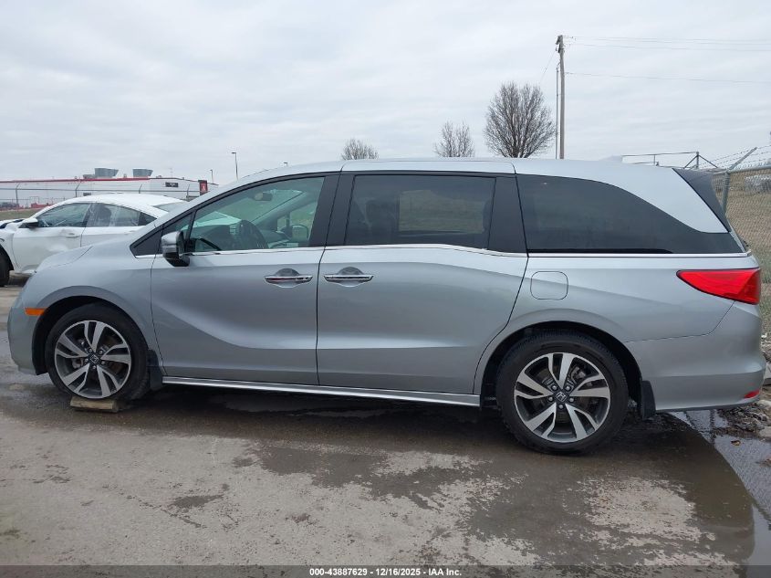 2024 Honda Odyssey Touring VIN: 5FNRL6H89RB043780 Lot: 43887629